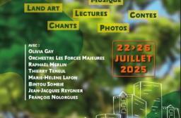 affiche forêt de la nature à la ville