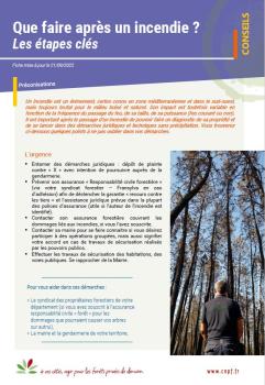fiche incendie